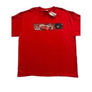Vtg Dale Earnhardt Jr #8 Budweiser NASCAR T Shirt Chase Authentics Red NWT 2XL